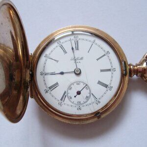 VINTAGE WIN UP SUFFOLK POCKET WATCH,RUN GREAT